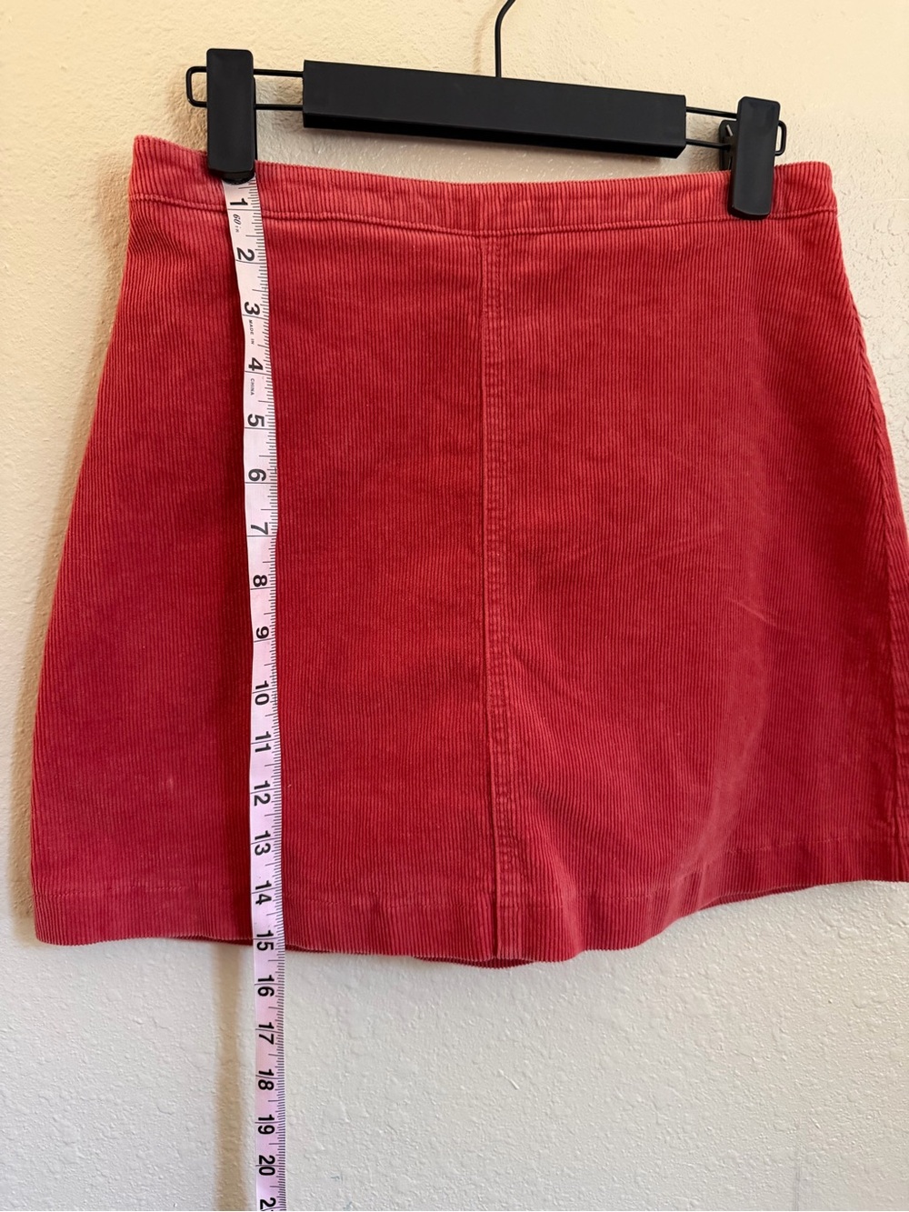 Forever 21 Corduroy Mini Skirt in Raspberry